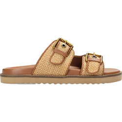 Mexx Δερμάτινα Γυναικεία Σανδάλια Μπεζ MI001601051W-2508