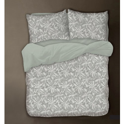 Isadore Lorraine Σετ Σεντόνια Υπέρδιπλα Βαμβακερά 240x260 Twister Flower Grey