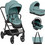 KikkaBoo Mia 2026 Καρότσι Μωρού 3 σε 1 Mint Green