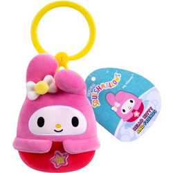 Jazwares Squishmallows Sanrio Hello Kitty & Friends Kawaii Tokyo My Melody με Κλιπ 9cm