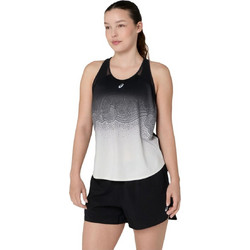 ASICS Road Fade Tank Γυναικείο Αθλητικό T-Shirt Λευκό 2012D429-001