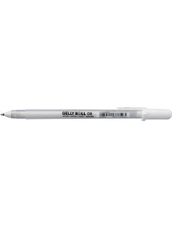 Sakura Gelly Roll Στυλό Gel 0.8mm Λευκό XPGB50