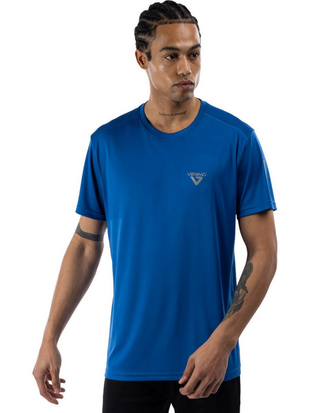 Venimo Ανδρικό Αθλητικό T-Shirt Μπλε 122MSS-208-017