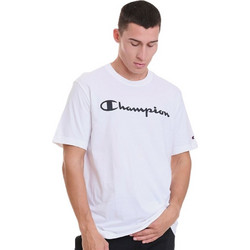 Champion Ανδρικό Αθλητικό T-Shirt Λευκό 221814-WW001