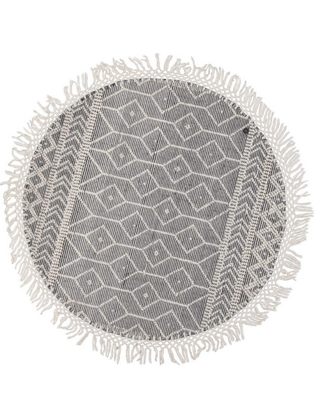Tom Tailor Macrame Two Χαλί Στρογγυλό 140cm TH-650 Grey