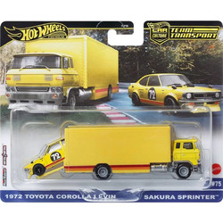 Mattel Hot Wheels Premium 1972 Toyota Corolla Levin & Sakura Sprinter