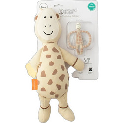 Matchstick Monkey Σετ Δώρου για Νεογέννητα Giraffe Μπεζ 2τμχ