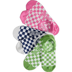 Vans Ανδρικές Κάλτσες Κοντές με Σχέδια Πράσινες Φούξια Λευκές 3Pack VN000SYXFRQ1