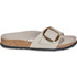 Birkenstock Madrid Big Buckle Δερμάτινα Γυναικεία Σανδάλια Ανατομικά Εκρού 1031823