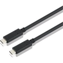 Logik USB-C to USB-C 2m Black 5017416848701