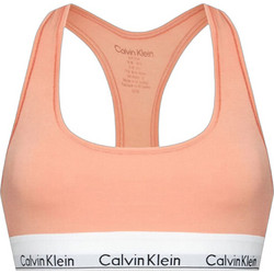 Calvin Klein Μπουστάκι χωρίς Μπανέλα Πορτοκαλί LV00QF8493-4RW
