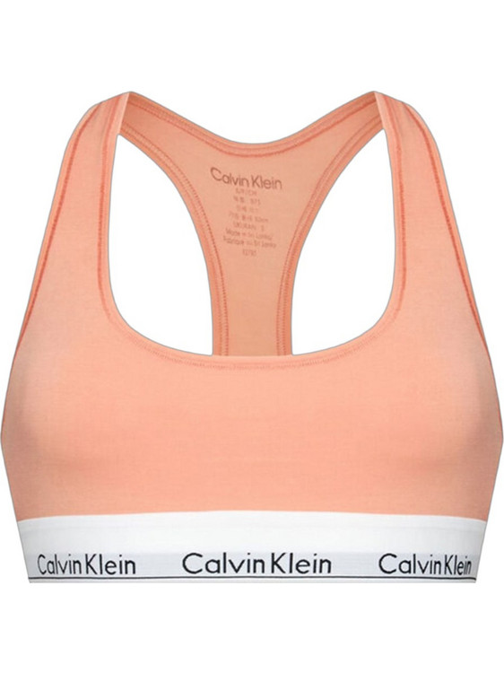 Calvin Klein Μπουστάκι χωρίς Μπανέλα Πορτοκαλί LV00QF8493-4RW