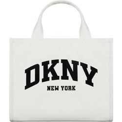 DKNY Hadlee Γυναικεία Τσάντα Χειρός Υφασμάτινη Λευκή R41AOR57-MMW