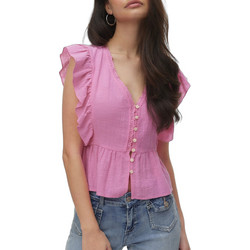 Vero Moda Γυναικείο Καλοκαιρινό Crop Top Φούξια 10347458