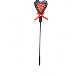 SweetVibes Leather Heart Paddle 43.5cm Κόκκινο Μαύρο 72-25049