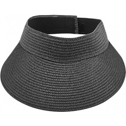 SUMMERtiempo Γυναικείο Καπέλο Visor Ψάθινο Μαύρο 622927