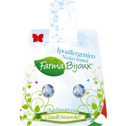 Farma Bijoux Γυναικεία Σκουλαρίκια Καρφωτά από Ορείχαλκο με Swarovski 8058056817099