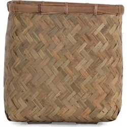 Soulworks S Γλάστρα Εξωτερικού Χώρου Οβάλ Bamboo 30x30x31cm 0830022