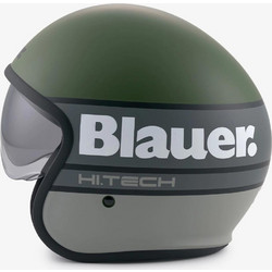 Blauer H.T. Pilot 4.0 Matt Green Κράνος Μηχανής Jet 1130gr