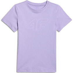 4F Παιδικό T-Shirt Κοντομάνικο Λιλά 4FJWSS26TTSHF3004-51S