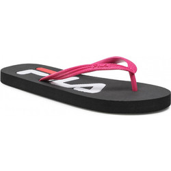Fila Γυναικείες Σαγιονάρες Μαύρες Φούξια FW0005-83055