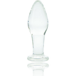 Guilty Toys Premium Glass No 1 Πρωκτική Σφήνα 10cm Διαφανής