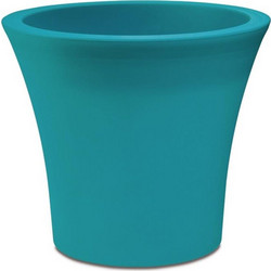 Plastona City 40 Γλάστρα Στρογγυλή Πλαστική Τιρκουάζ 40x38cm 10.11.0161