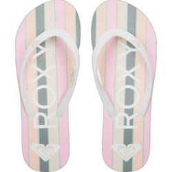 Roxy Tahiti Γυναικείες Σαγιονάρες Λευκές ARJL100869