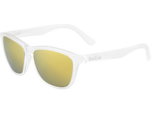 Bolle 12443 Γυαλιά Ηλίου Τετράγωνα Κοκάλινα Λευκά με Κίτρινο Φακό