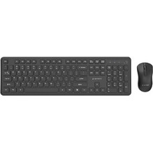 Gembird Slim Pro Black Ασύρματο Σετ Πληκτρολόγιο & Ποντίκι