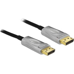 DeLOCK Καλώδιο DisplayPort 1.4 to DisplayPort Male 15m Black Silver 85886