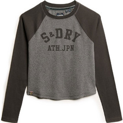 Superdry Γυναικείο Χειμερινό Top Ριπ Ανθρακί W6011957A-C4I