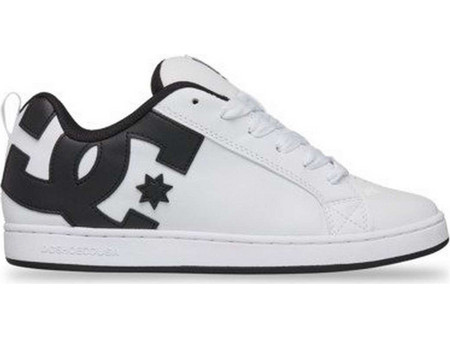 DC Court Graffik Γυναικεία Sneakers Λευκά Μαύρα 300678-114