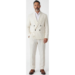 Ben Tailor Casual Ανδρικό Κοστούμι Καλοκαιρινό με Κανονική Εφαρμογή Λευκό BENT.1826