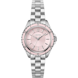 Hugo Boss Sage Aqua Γυναικείο Ρολόι με Ασημί Μεταλλικό Μπρασελέ 1502847
