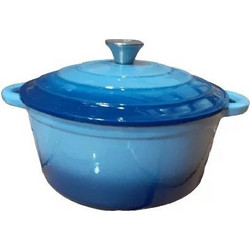 Art Gaz Μαντεμένια Κατσαρόλα Εμαγιέ 22cm 2.6lt Γαλάζια