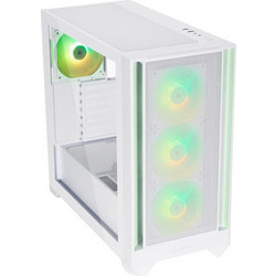 Silentware Flow 110 White Gaming Midi Tower Κουτί Υπολογιστή RGB με Πλαϊνό Παράθυρο