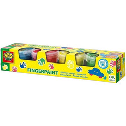SES Creative Primary Σετ Δακτυλομπογιές 4x110ml 00391