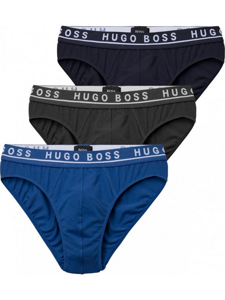 Hugo Boss Ανδρικά Σλιπ Βαμβακερά 3Pack 50325402-487