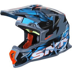 SMK Allterra Fulmine Multicolor Κράνος Μηχανής Motocross