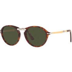 Persol PO3274S-2431 Γυναικεία Γυαλιά Ηλίου Στρογγυλά Χρυσό Ταρταρούγα με Πράσινο Φακό