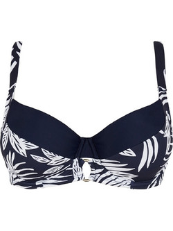Sans Complexe Bikini Top Μαύρο Λευκό 78AAO38