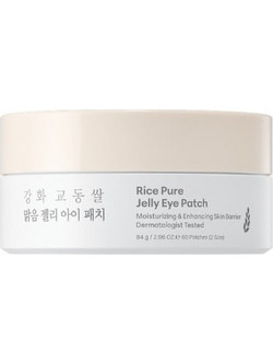 Thank You Farmer Rice Pure Jelly Eye Patches για Ενυδάτωση 60τμχ
