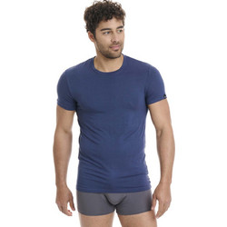 Walk Κοντομάνικο Ανδρικό Φανελάκι Bamboo Navy Μπλε W1990