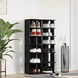 vidaXL Παπουτσοθήκη Ξύλινη M25xΠ27xΥ102cm 862067