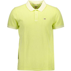 Tommy Hilfiger Ανδρική Μπλούζα Polo Κοντομάνικη Κίτρινη DM0DM10586-LT3
