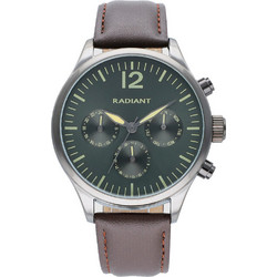 Radiant Ανδρικό Ρολόι με Καφέ Δερμάτινο Λουράκι RA641702