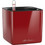 Lechuza Cube Glossy 16 Αυτοποτιζόμενη Γλάστρα Εσωτερικού Χώρου Τετράγωνη Πλαστική Κόκκινη 17x17x16cm 13522