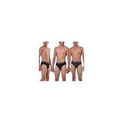 Apple Boxer Ανδρικά Σλιπ Βαμβακερά 3Pack Ανθρακί/Μαύρο 0213965