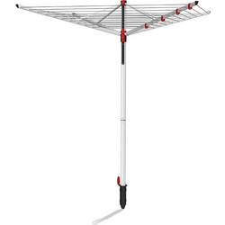 Vileda Sun Lift Compact 168250 Πτυσσόμενη Απλώστρα Ρούχων Δαπέδου Κήπου Αλουμινίου με Μήκος Απλώματος 40m